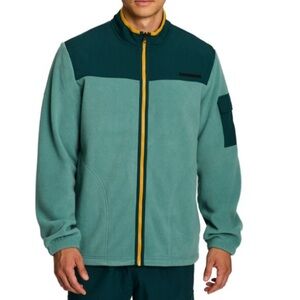 Reebok Men's Teal Fleece Jacket full zip size Medium NWT